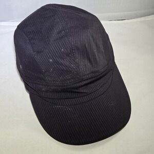 Lululemon Hat Cap Strap‎ Back Womens Black Panel Hiking Running Outdoors Ladies
